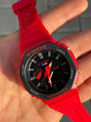 Men’s Red G-Shock with black dial