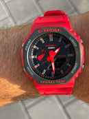 Men’s Red G-Shock with black dial