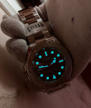 Rolex Yacht Master ll two tone rose gold with white dial 1:1 Doublete super clone ETÁ