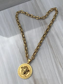 Full Gold color Medusa Necklaces