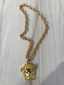 Grande Full Gold color Medusa Necklaces