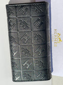 Hermes new trendy black leather model women’s wallet