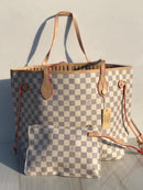 LV Neverfull GM Damier Azur Canvas women’s