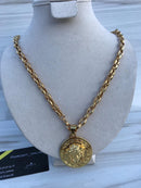 Full Gold color Medusa Necklaces
