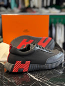 Super Clone Hermes  Designer Sneakers Red Edition