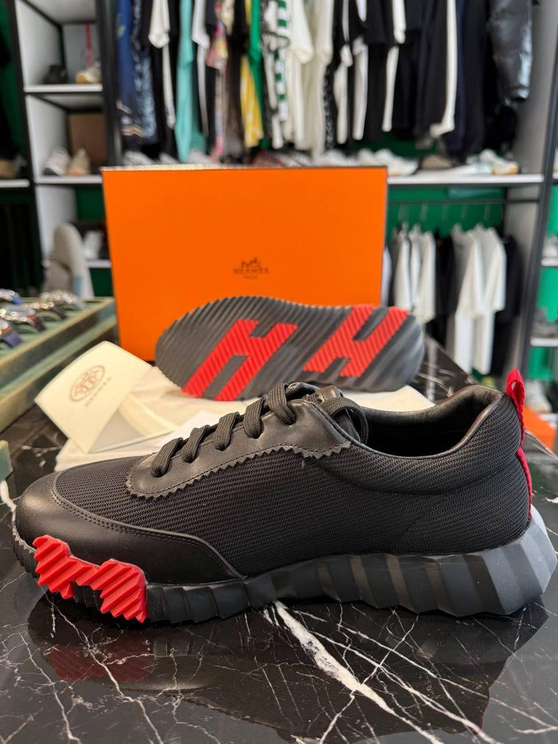 Super Clone Hermes  Designer Sneakers Red Edition
