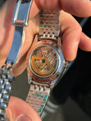 Eta Rolex 1908 Silver with blue dial 39 mm