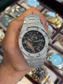 Best Replica Audemars Piguet Skeleton Frosted Silver