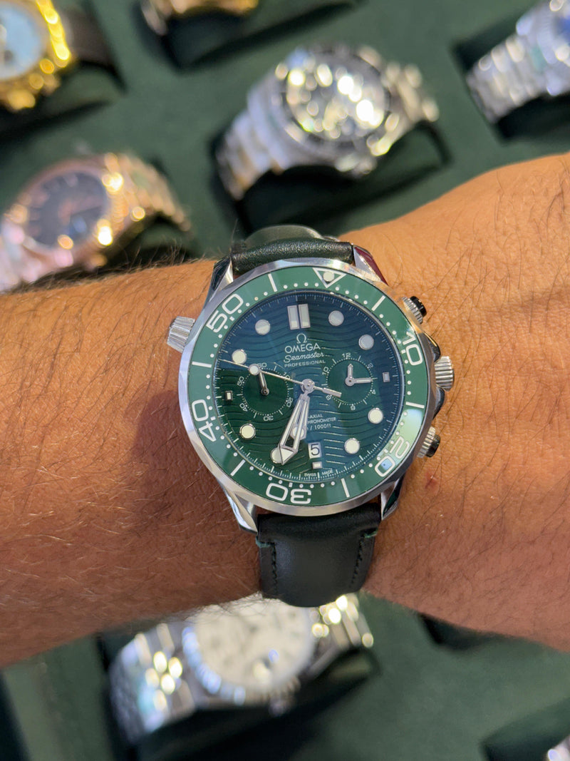 Super Clone Omega Seamaster Green Belts