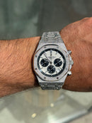 Super Clone Audemars Piguet Royal Oak Frosted Silver