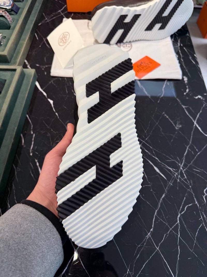 Super Clone Hermes  Designer Sneakers Leather Edition