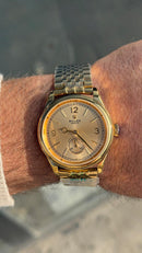 Copy Eta Rolex 1908 Gold with gold dial 39 mm