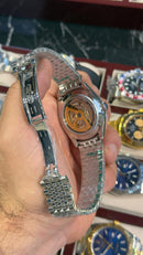 Eta Rolex 1908 Silver with white dial 39 mm