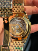 Copy Eta Rolex 1908 Gold with white dial 39 mm