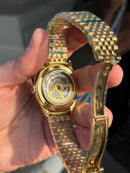 Copy Eta Rolex 1908 Gold with white dial 39 mm