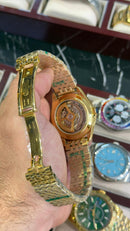 Copy Eta Rolex 1908 Gold with gold dial 39 mm