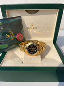 Best Replica  Rolex Daytona Yellow Gold Black Dial