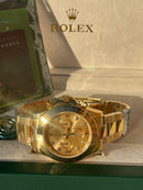 Best Replica  Rolex Daytona Yellow Gold  With Diamonds