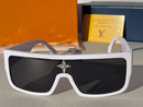 WHITE LOUIS VUITTON CYCLONE SUNGLASSES NA