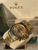 Best Replica  Rolex Daytona Yellow Gold  With Diamonds