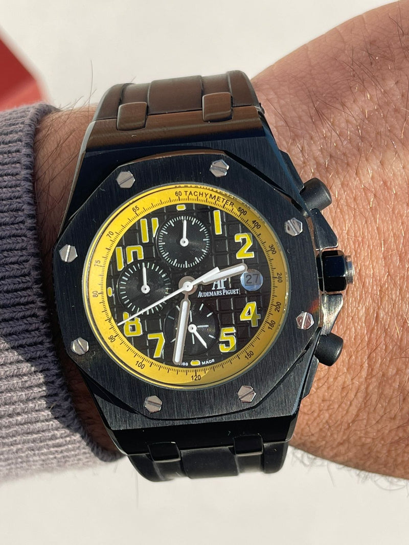 Best Replica Audemars  Piguet Royal Black&Yellow