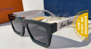 BLACK & WHITE LOUIS VUITTON LV POP SUNGLASSES