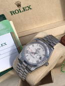 Rolex Daydate white dial with Roman Numerals