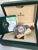 Rolex Daydate white dial with Roman Numerals
