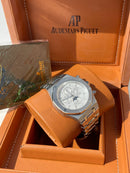 Copy of Best Replica Audemars Piguet  Perpetual Calendar White Dial