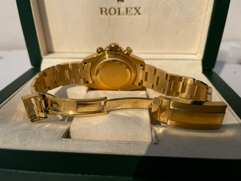 Best Replica  Rolex Daytona Yellow Gold  White Dial
