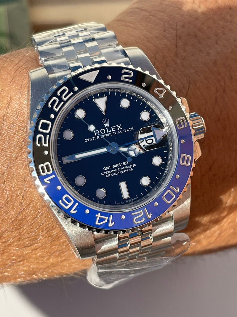 Best Replica Rolex GMT Master ll Batman Jubilee Bracee