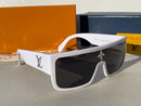 WHITE LOUIS VUITTON CYCLONE SUNGLASSES NA