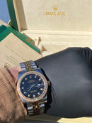 Best Replica Datejust bicolor gold model with diamonds