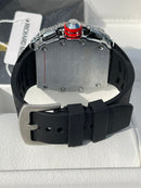 Best Replica Richard Mille Iced Out  on Black with Rose&gold case