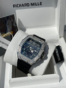 Best Replica Richard Mille Philippe Massa Iced Out