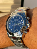 Best Replica  Rolex Daytona Oystersteel Blue Dial