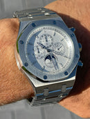 Copy of Best Replica Audemars Piguet  Perpetual Calendar White Dial