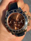 Best Replica Rolex Daytona Black Leather Straps🍫