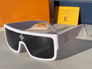 WHITE LOUIS VUITTON CYCLONE SUNGLASSES NA