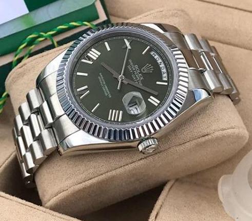 Rolex Daydate with green dial