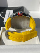 Best Replica  Richard Mille Iced Out  on Yellow