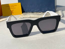 BLACK & WHITE LOUIS VUITTON LV POP SUNGLASSES