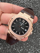 Best Replica Patek Philippe Nautilius Leather Strap Super clone