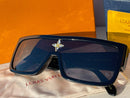 BLACK LOUIS VUITTON CYCLONE SUNGLASSES NA