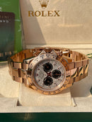 Best Replica  Rolex Daytona Rose Gold Meteorite Dial
