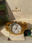 Best Replica Rolex Daydate Presidential Yellow Gold 40 mm White Dial