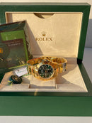 Best Replica  Rolex Daytona Yellow Gold Oliva Dial