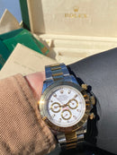 Best Replica  Rolex Daytona White/Yellow Gold