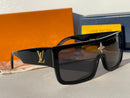 BLACK LOUIS VUITTON CYCLONE SUNGLASSES NA