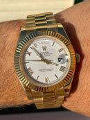 Best Replica Rolex Daydate Presidential Yellow Gold 40 mm White Dial